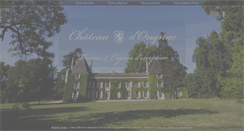Desktop Screenshot of chateau-orignac.com