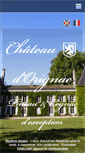 Mobile Screenshot of chateau-orignac.com
